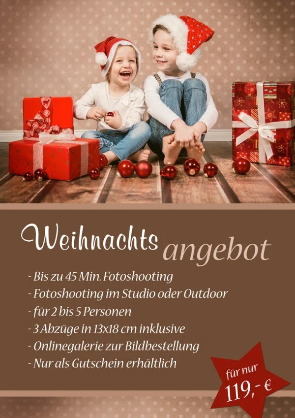 wow weihnachtsangebot fotograf fotoshooting 2017