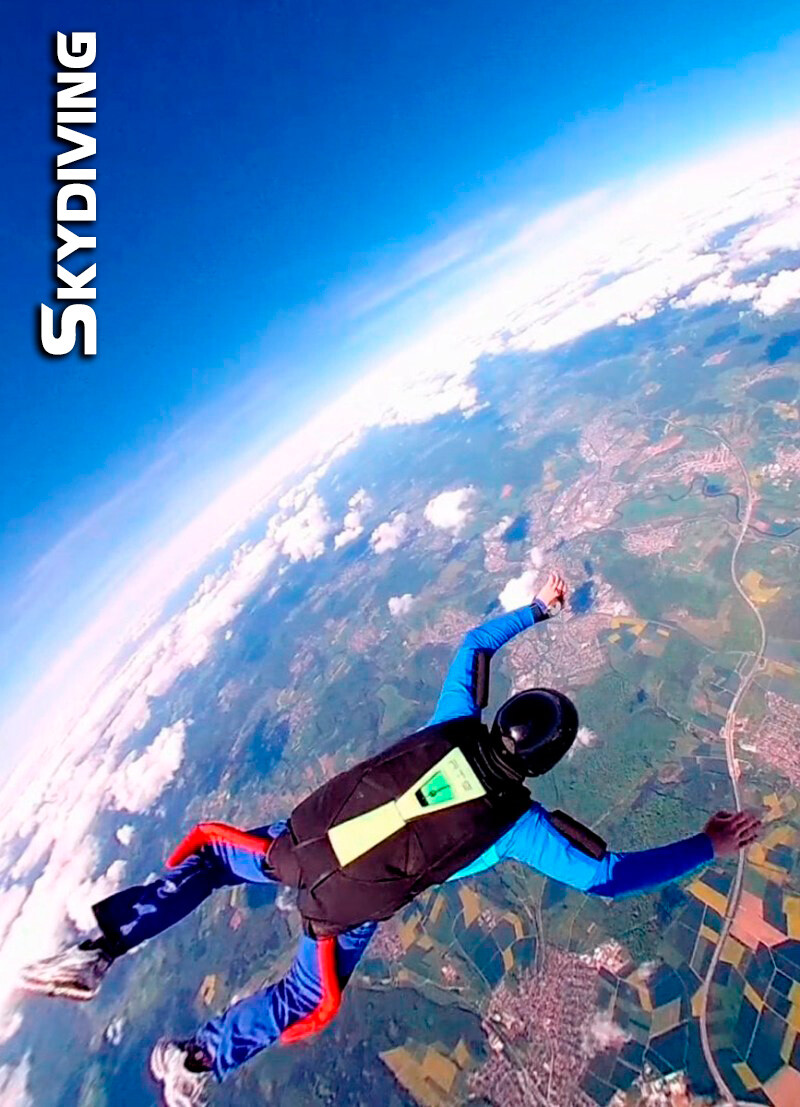 slider foto skydiving