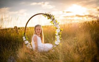 kinderfotoshooting feldweg rauschenberg