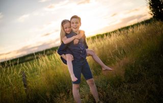 kinderfotoshooting feldweg rauschenberg