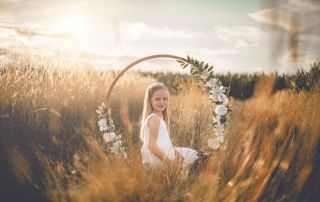 kinderfotoshooting feldweg rauschenberg