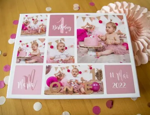 Leinwand Collagen Eures Cake Smash Fotoshootings