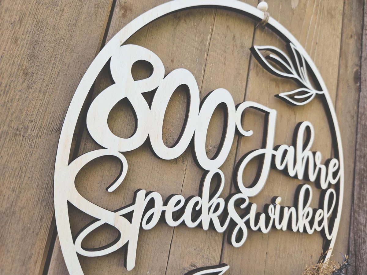 jahre speckswinkel jubilaeum lasercut hoop