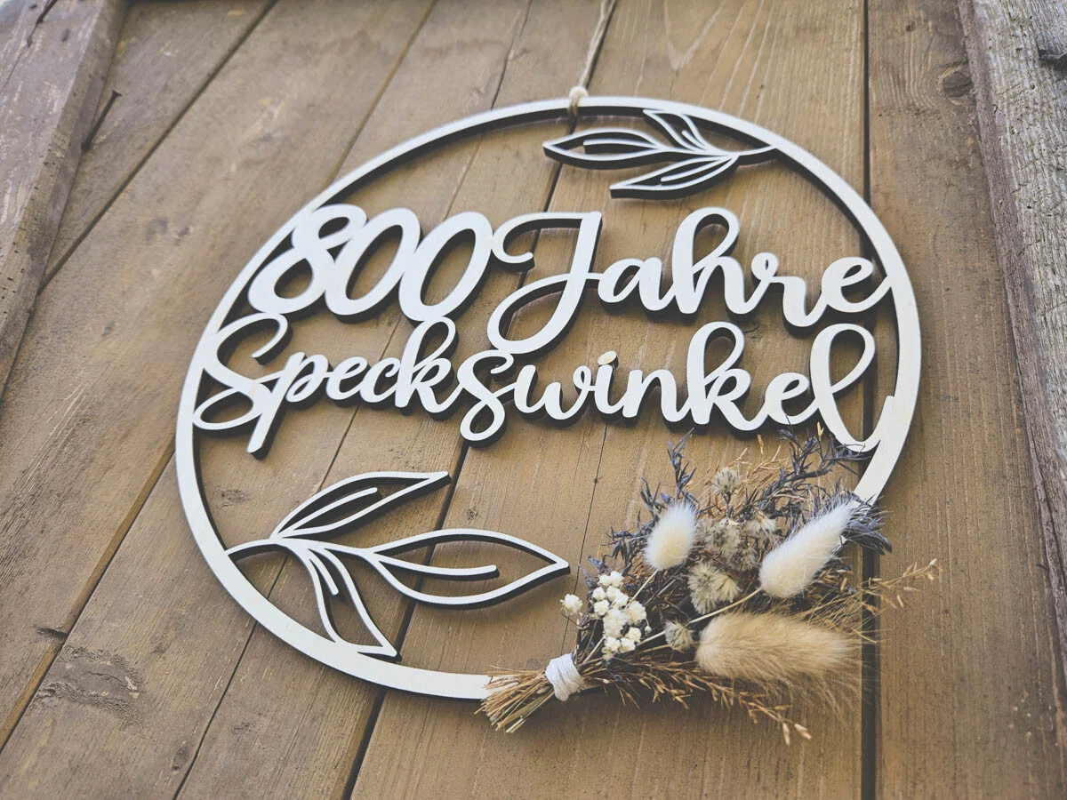 jahre speckswinkel jubilaeum lasercut hoop