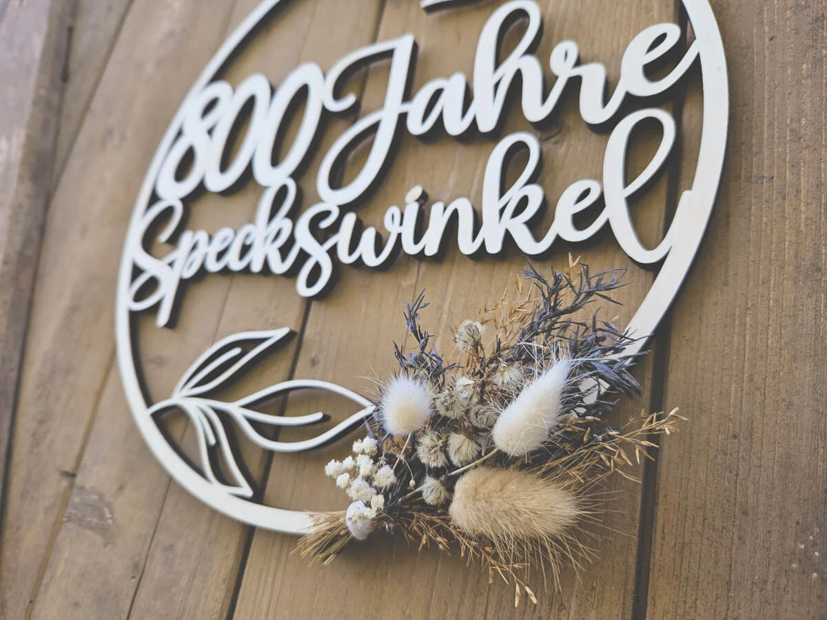 jahre speckswinkel jubilaeum lasercut hoop