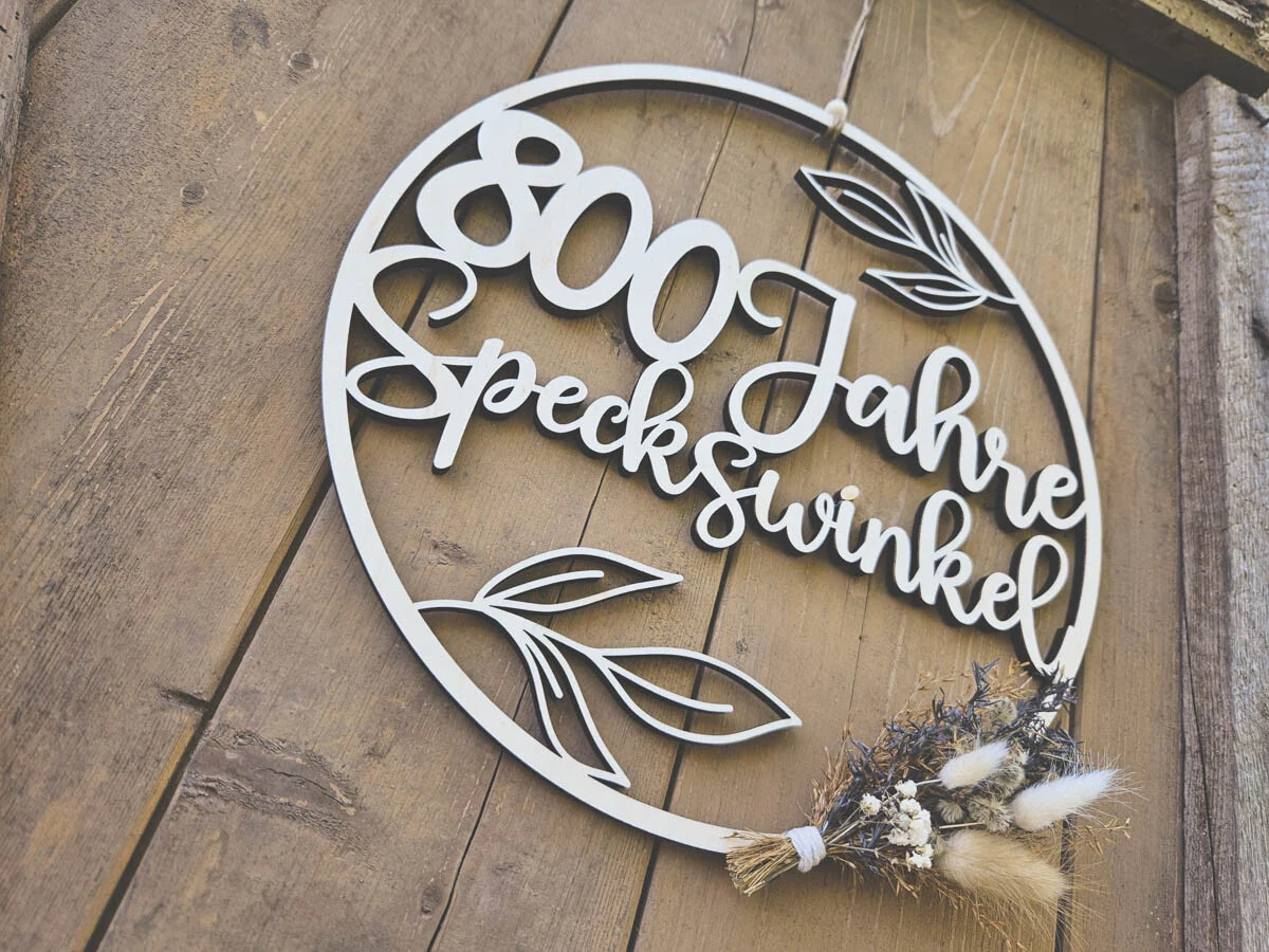 jahre speckswinkel jubilaeum lasercut hoop