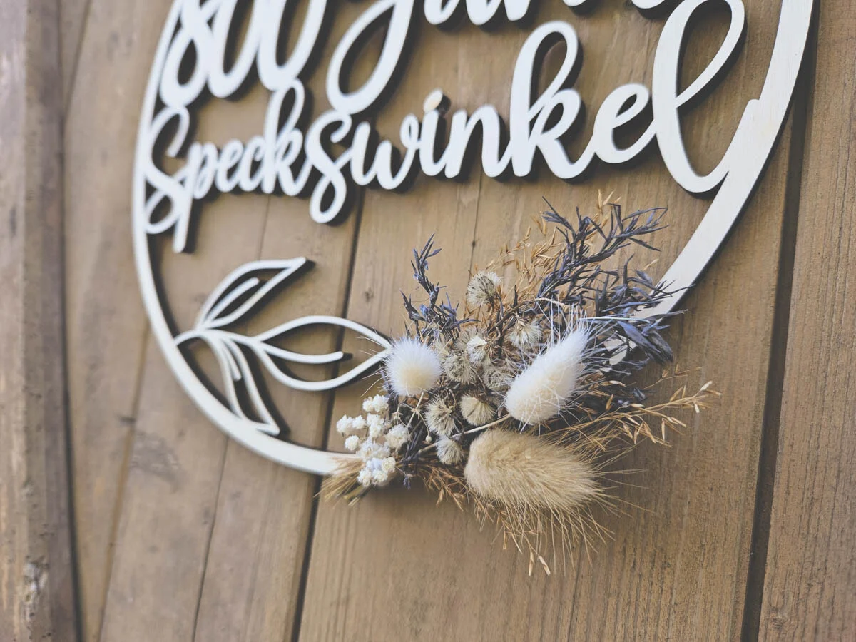 jahre speckswinkel jubilaeum lasercut hoop