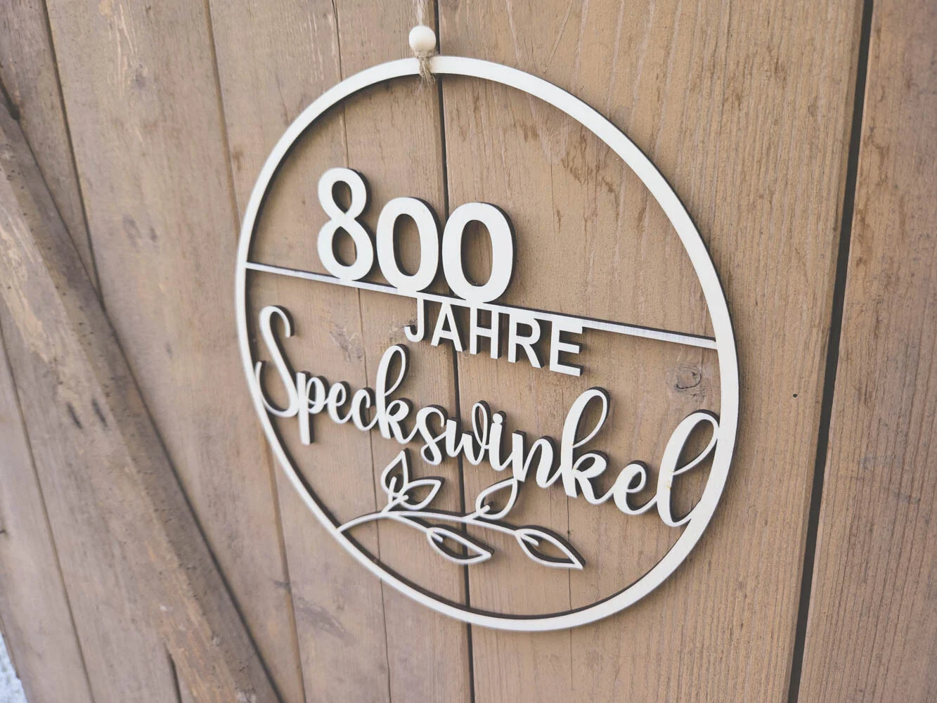 jahre speckswinkel jubilaeum lasercut hoop