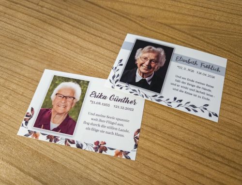 Trauerkarten: Ein persönlicher Dank in schweren Zeiten